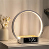 Touch Bedside Lamp with Alarm Clock and Fast Wireless Charging